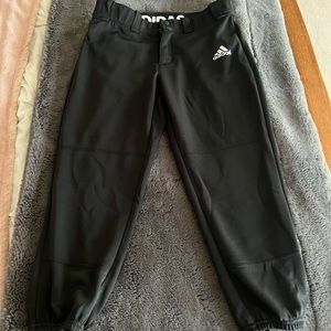 Black adidas softball pants
